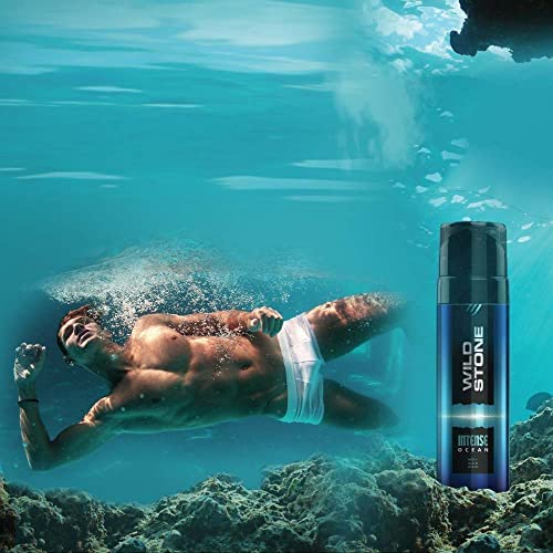 Wild Stone Intense Black No Gas Deodorants for Men Combo Pack of 2 (120ml each)