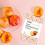 Solimo Face Sheet Mask, Peach