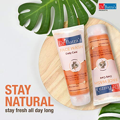 Dr Batra's Face Wash Daily Care Enriched With Tea Tree Oil - 50 gm