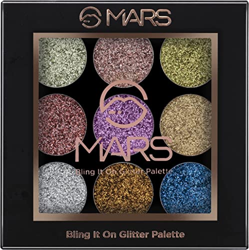 MARS Glitter Eyeshadow Palette 7.65 g (Shade-02)
