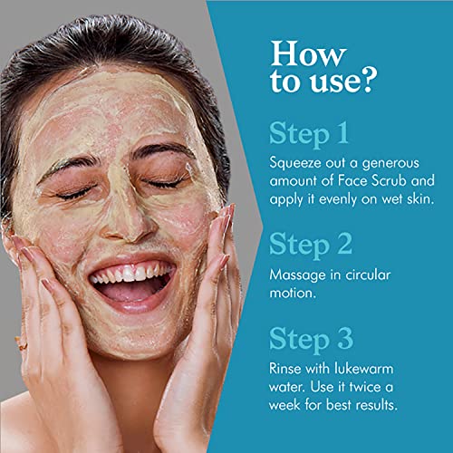 Coco Soul Face Scrub | With Coconut, Sandalwood & Ayurveda |Gentle Exfoliation, Deep Pore Cleansing, Revitalizing  & Tan Removal| Silicones, Mineral Oil, Paraben & Sulphate Free | Vegan | 100g