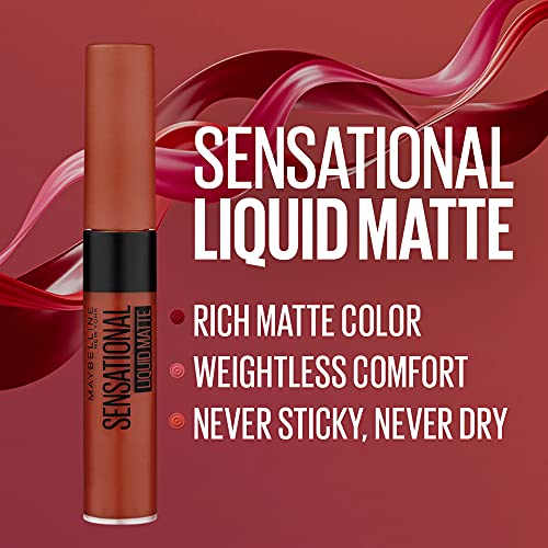 Maybelline New York Liquid Lipstick 17 Stop On Red (Matte)