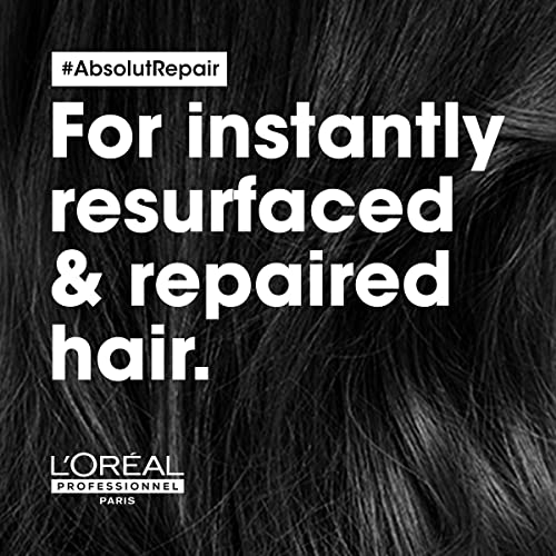 L’Oréal Professionnel Absolut Repair Oil 10-in-1 Multi-benefit Leave-In Hair Serum with Wheat Germ Oil for Dry & Damaged Hair, Serie Expert, 90ml