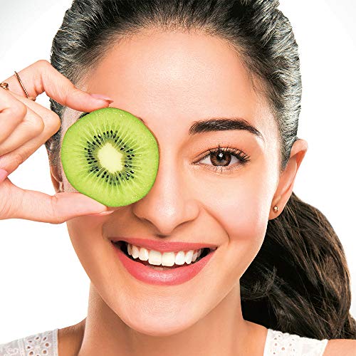 Lakmé Blush & Glow Kiwi Refreshing Gel Face Wash 100 g, With 100% Natural Fruit for Glowing Skin - Daily Gentle Exfoliating Facial Cleanser