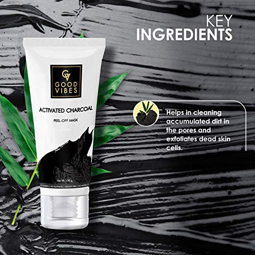 Good Vibes Skin Care Combo - Activated Charcoal Peel Off Mask (100 g) and Chamomile Soothing Sheet Mask (20 ml)