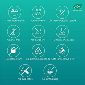 Joy Activated Charcoal Face Wash | Skin Purifying and Deep Detox | Fights Pollution, Blackheads, Whiteheads, Dark Spots, Acne and Pimples | Oil Control | Deep Pore Cleansing - Paraben Free -150 ml