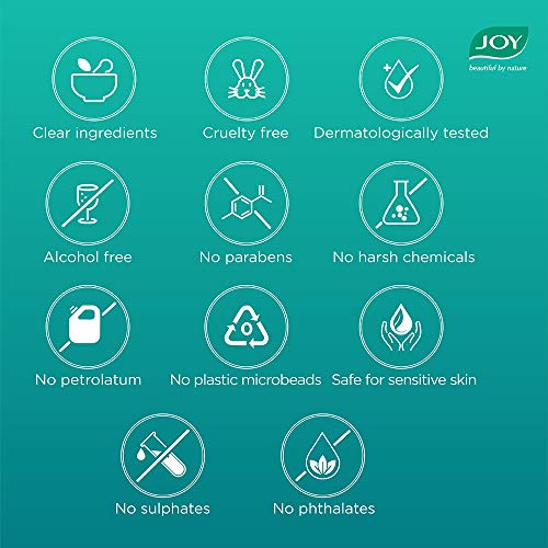 Joy Activated Charcoal Face Wash | Skin Purifying and Deep Detox | Fights Pollution, Blackheads, Whiteheads, Dark Spots, Acne and Pimples | Oil Control | Deep Pore Cleansing - Paraben Free -150 ml