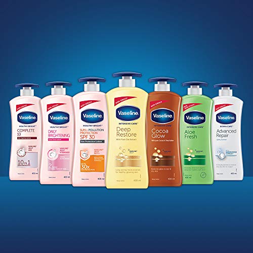 Vaseline Intensive Care Deep Restore with pure Oat extract Body Lotion, 400 ml