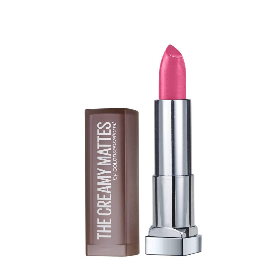 Maybelline New York Color Sensational Creamy Matte Lipstick, 670 Ravishing Rose, 3.9g