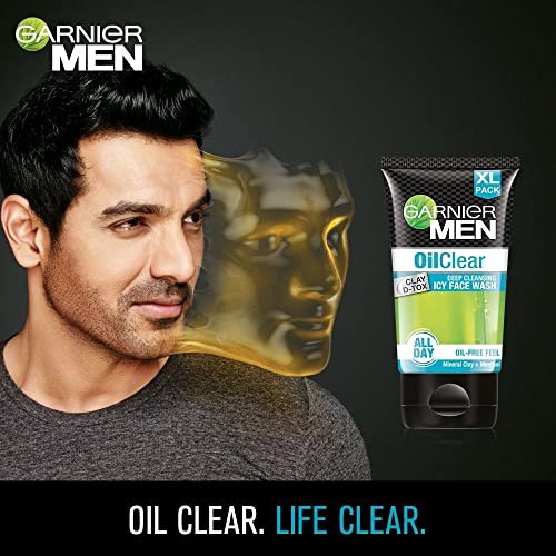 Garnier Oil Clear Facewash - Oil Control Deep Cleansing Facewash For Men, 150gm (Pack of 2)