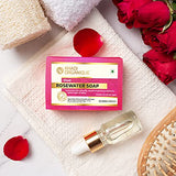 Khadi Organique Natural Herbal Rose Geranium Soap Pack of 4