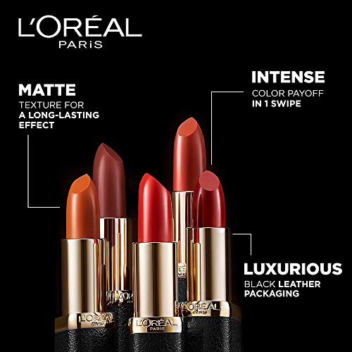 L'Oreal Paris Color Riche Moist Matte Lipstick, 216 Blaze of Red, 3.7g