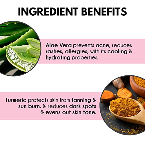 Auli Magic Potion Mattifying Anti-Acne Scar Removing Anti-Tan Sweat Proof Cooling Aloe Vera and Turmeric Gel for All Skin Types - 60gm