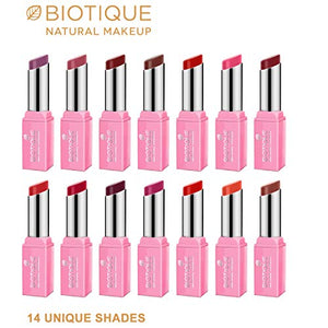 Biotique Natural Makeup Starshine Matte Lipstick, Liberal Red