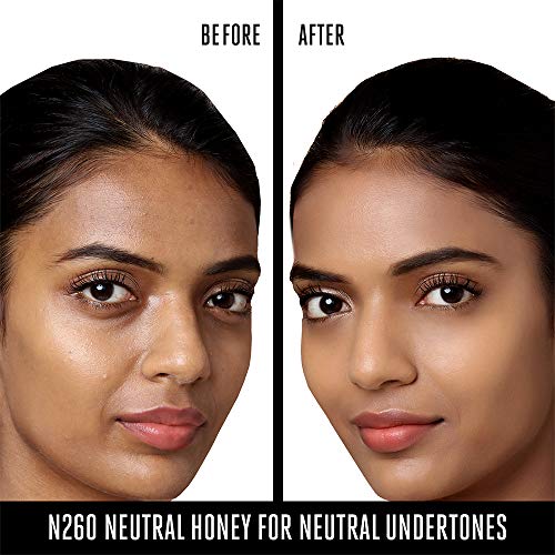 Lakme 9To5 Primer + Matte Perfect Cover Foundation, N260 Neutral Honey, 25 ml