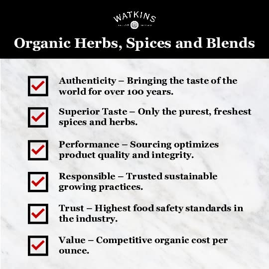 Watkins Gourmet Organic Thyme Leaves, 1.26 Ounce
