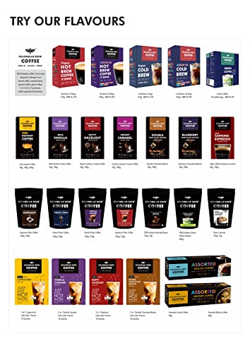 Colombian Brew Hazelnut Instant Coffee Powder, No Sugar Vegan, 100g Buy 2 Get 1 Free