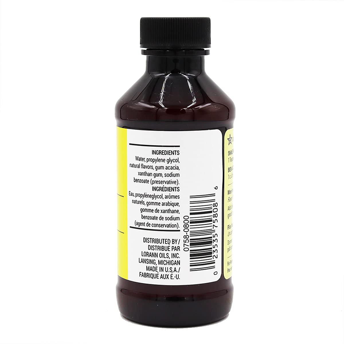 LorAnn Lemon Bakery Emulsion, 4 ounce bottle