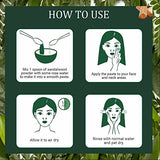 INDUS VALLEY Aloe vera Gel and Sandalwood Face Pack Powder (175ml +200g)