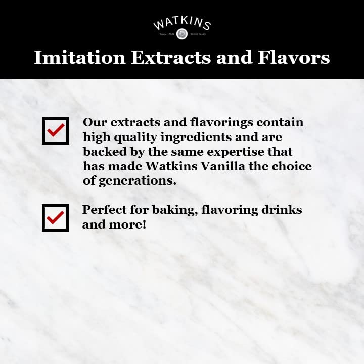 Watkins Butter Extract with Other Natural Flavors, 11 oz. Bottle, 1 Count (Packaging May Vary)
