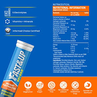 Fast&Up Reload Instant Energy and Hydration Sports Drink - 4 tubes with 20 tablets each - Lime&Lemon Flavour
