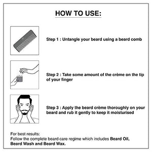 The Man Company Beard Softening Cream with Argan & Mint | Best Softener & Moisturiser for Daily use | (50 g)