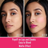 Lakmé 9 to 5 Weightless Mousse Lip Color & Cheek Color, Matte Finish - Fuchsia Sude, 9 g