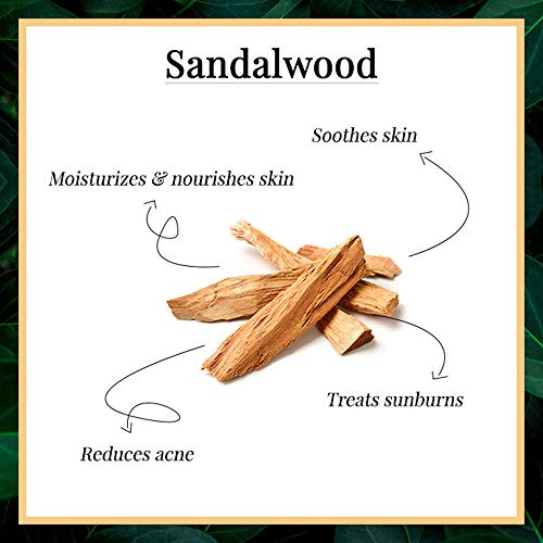 Good Vibes Sandalwood Skin Soothing Facial Kit - 4 Step Skin Care Includes Cleanser, Scrub, Cream and Pack - 10 g each - Cruelty Free