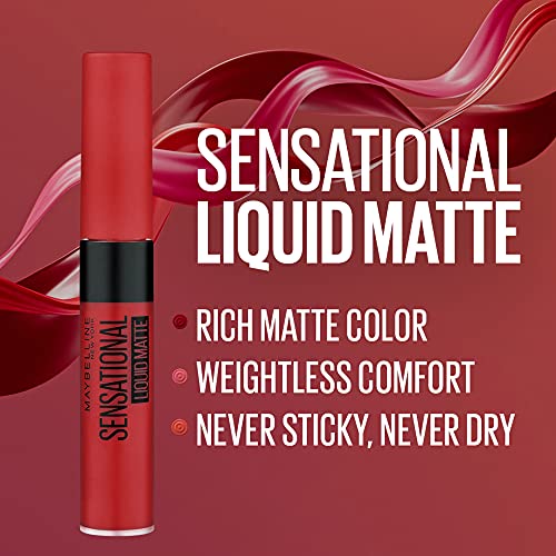 Maybelline New York Liquid Lipstick 14 Red Serenade (Matte)