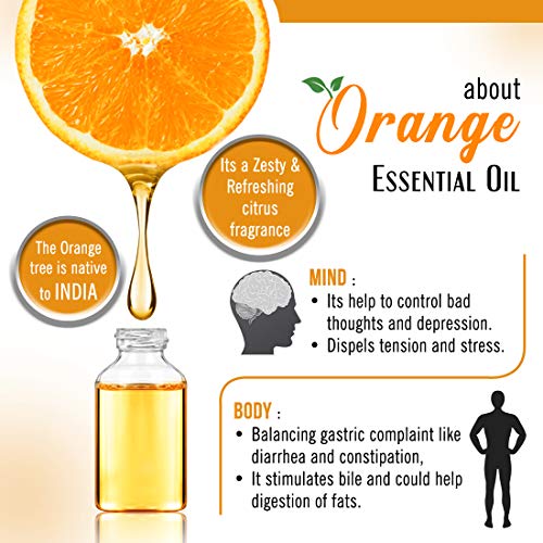 Keya Seth Aromatherapy, Skin Defence Orange Body Oil, Rejuvenates Skin and improves blood flow, Essential Oils of Orange, Sandalwood, Wheatgerm, Carrot Seed (100ml)