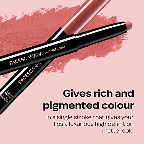 Faces Canada Ultime Pro HD Intense Matte Lips + Primer 1.4g Natural Coco 12