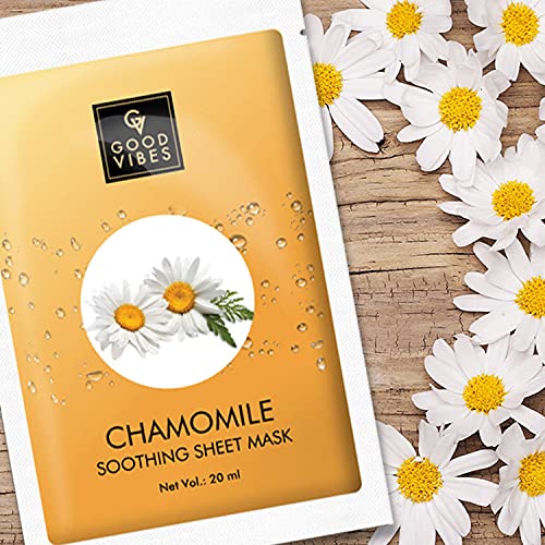 Good Vibes Skin Care Combo - Activated Charcoal Peel Off Mask (100 g) and Chamomile Soothing Sheet Mask (20 ml)
