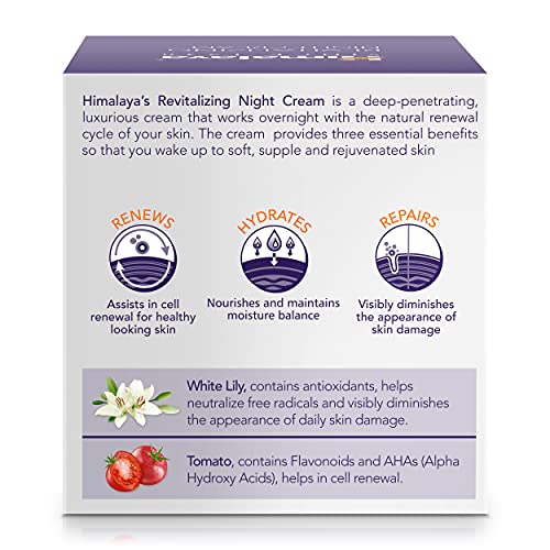 Himalaya Herbals Revitalizing Night Cream, 50g