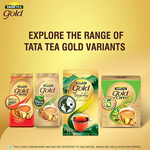 Tata Tea Gold Darjeeling | Fine Long Leaf Authentic Darjeeling Tea | Black Tea | 75g