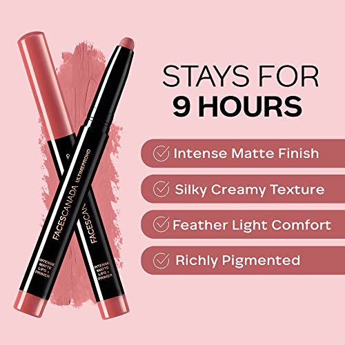Faces Canada Ultime Pro HD Intense Matte Lips + Primer 1.4g Tea Rose 10