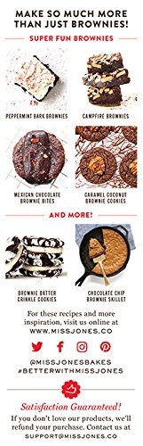 Miss Jones Baking Organic Fudge Brownie Mix, Non-GMO, Vegan-Friendly: Rich Cocoa (Pack of 1)