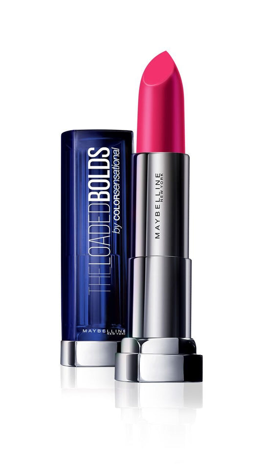 Maybelline New York Color Sensational Loaded Bold Lipstick, 13 Fierce Fuchsia , 3.9g