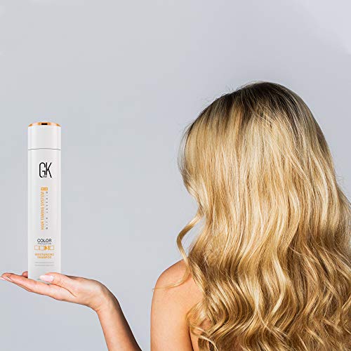 Gk Moisturizing Shampoo For Dry And Frizzy Hair Delivers Hydration And Nourishes Dry Brittle Hair Deeply With Natural Keratin And Seed Oils Extracts - Sulphate And Paraben Free Shampoo 300ml