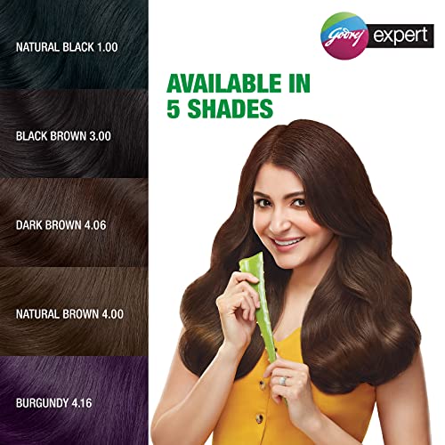 Godrej Expert Rich Creme Hair Colour (Shade 4.00, NATURAL BROWN), Pack of 4