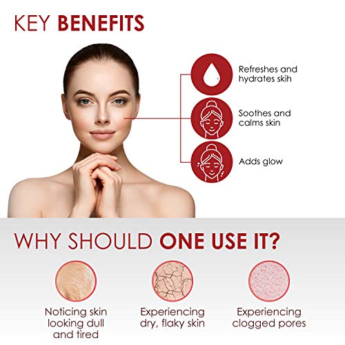 Good Vibes Pomegranate Glow Toner 200 ml, Anti Ageing Hydrating Light Weight Moisturizing Face Spray Toner for All Skin Types, Natural, No Alcohol, Parabens & Sulphates, No Animal Testing