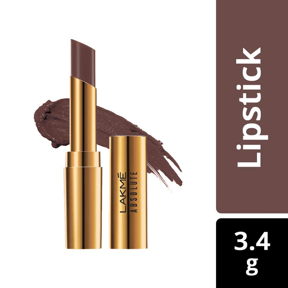 Lakmé Absolute Argan Oil Lip Color, Deep Brown, 3.4g