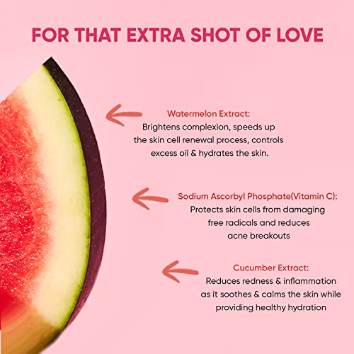 Dot & Key Watermelon SuperGlow Facial Gel Cleanser | oil control face wash for normal to oily skin | brightens skin | 120ml