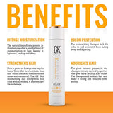 Gk Moisturizing Shampoo For Dry And Frizzy Hair Delivers Hydration And Nourishes Dry Brittle Hair Deeply With Natural Keratin And Seed Oils Extracts - Sulphate And Paraben Free Shampoo 300ml