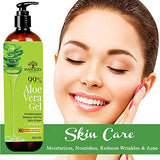 Inwood Organics 99% Pure & Organic Aloe Vera Gel for Face, Skin and Hair with Vitamin E | For All Skin & Hair Types | Multi-purpose Aloe Vera gel | 100% Vegan | Paraben Free - 200 ml