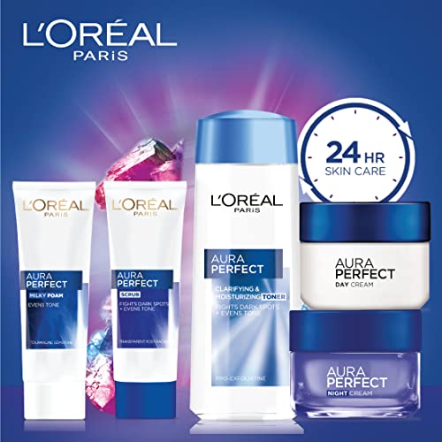 L’Oréal Paris Aura Perfect Day Cream with SPF 17 PA++ | Face Cream with Vitamin C & Tourmaline Gemstone | For all skin types