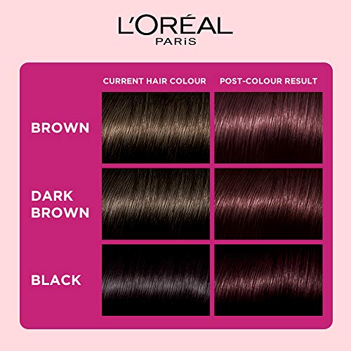 L'Oreal Paris Casting Crème Gloss Conditioning Hair Color, 87.5g + 72ml - Burgundy 316 (Pack of 1)