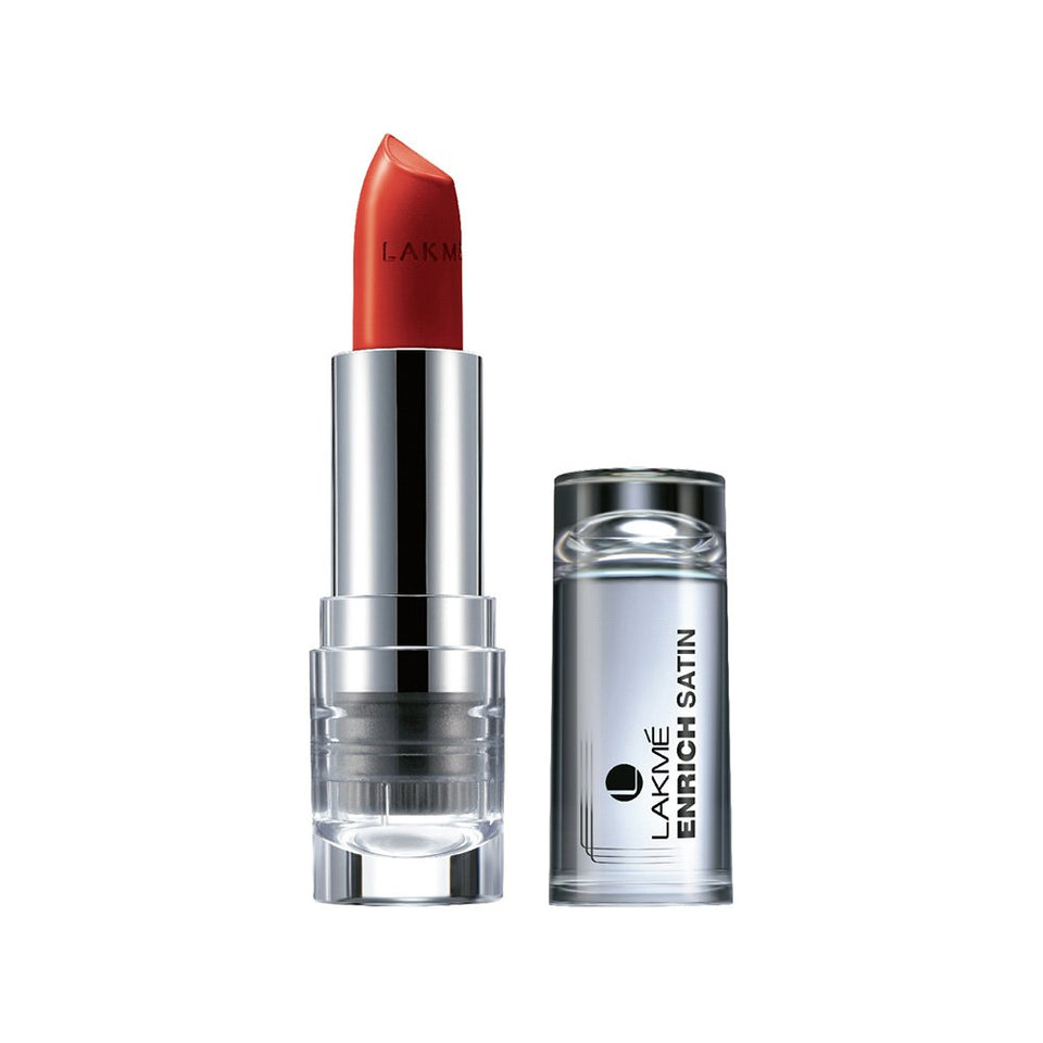 Lakme Enrich Satins Lip Color, Shade R358, 4.3g