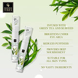 Good Vibes Seaweed & Green Tea Dark Circle Reducer Under Eye Gel, 15 ml Brightening Lightweight Gel Textured With Cooling Roll On Applicator | Vegan, No Parabens, Sulphates, Silicones, Animal Testing