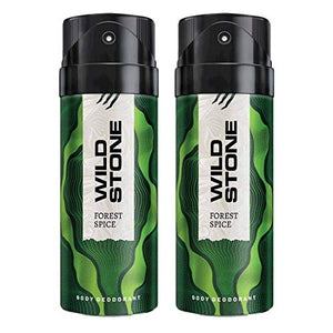 Wild Stone Forest Spice Deodrants Men Combo, Pack of 2 (150ml each)