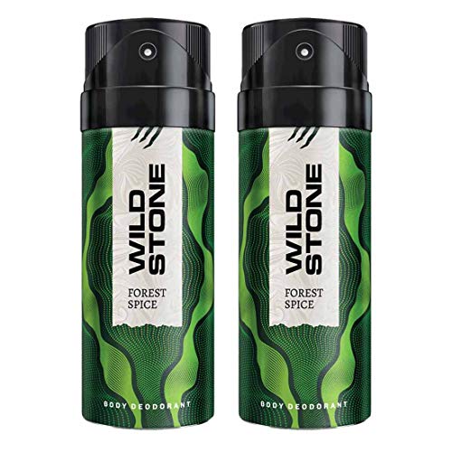 Wild Stone Forest Spice Deodrants Men Combo, Pack of 2 (150ml each)